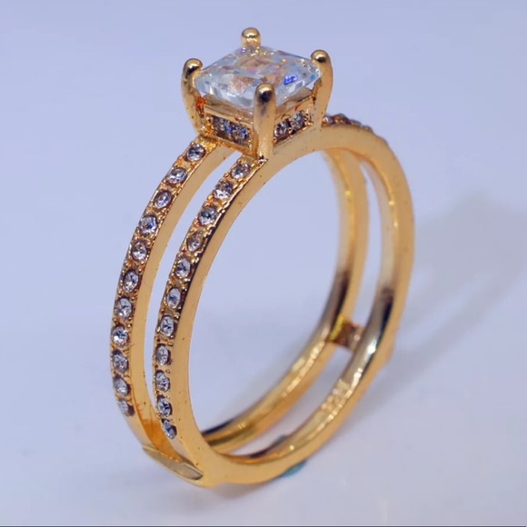 New In 14K Gold Filled Double Band Ring - Picture 4 of 8